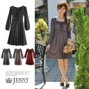 初顔合わせで貴女の印象が格段にUPします♪姫ワンピ?ス 長袖バージョン/JENNY(ジェニー)婚活 披露宴 二次会 パーティードレス フォーマル 結婚式 ワンピース パーティドレス dress 【あす楽対応】