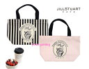 【正規品】【期間・数量限定】JILL STUART CAFE(ジルスチュアートカフェ)★15周年記念 ストライプ ボーダー トートバッグ★エコバッグ♪Sサイズ☆ピンクorブラック★店舗限定!