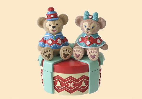 2011年クリスマス限定♪小物入れ★Duffy(ダッフィー)×ShellieMay(シェリーメイ)★ディズニーシー期間限定！ディズニーリゾートお土産袋付き♪