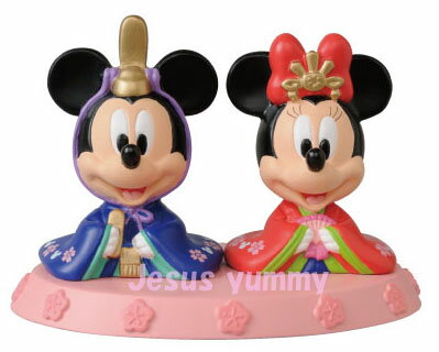 ディズニー　ひな人形　(特小)　雛人形　ひな祭り　お雛さま　ミッキー　ミニー　東京ディズニーリゾートお土産♪【Disney】の写真