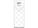 シリコンパワー/スライド式USBメモリー 32GB ホワイト/SP032GBUF2U03V1W