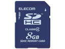 エレコム/SDHCカードClass4 8GB 簡易
