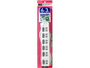 朝日電器/LEDスイッチ付タップ 上差2P6個口3m/WLS-LU63EB(W)