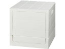 【お取り寄せ】岩谷マテリアル/グリッドコンテナー キューブ 38.5L ホワイト/SKCUBE W