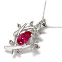 ピンクスピネル・ピンクダイヤモンドペンダントすっきりとした透明感と稀少なカラーの煌きが美しい