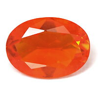 ファイアオパール1．04CT8月14日の誕生日石輝くオレンジカラー！