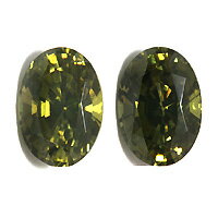 グリーンジルコン≪ペアストーン≫2．48CT