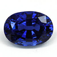 サファイア5．49CT大粒結晶からこぼれるロイヤルブルーの輝き！