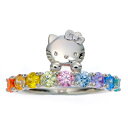 【楽天ランキング1位獲得商品】 ハローキティ HELLO KITTY レインボーリング(指輪)ENLIGHTENED™ - Swarovski Elements(エンライテンド・スワロフスキー・エレメンツ) キティちゃん アクセサリー【楽ギフ_包装選択】【レビューCP対象】プレゼント ギフト
