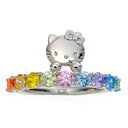 レインボ−リング（指輪）ENLIGHTENED&#8482; - Swarovski Elements（エンライテンド・スワロフスキー・エレメンツ） キティちゃん　アクセサリー10P27Oct11