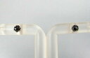Pt ブラックダイヤモンド0.200ct ピアス