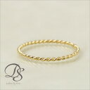 ゴールド リング スパイラル ring gold 18k ピンキーリング 18金 リング プレゼント DEVAS ディーヴァス