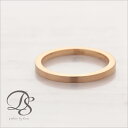 ピンクゴールド リング角状 つや消し リング ring gold 18k PGピンキーリング 18金 リング プレゼント DEVAS ディーヴァス