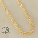DEVAS ディーヴァス スクリューチェーン メンズ レディース 18金ネックレス 幅2.4mm【特注1cm刻みオーダー可】ゴールドネックレス k18ネックレス 18kネックレス ゴールドチェーンネックレス オーダーチェーンネックレス