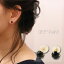 オニキス ピアス 18金 宝石 レディース メンズ ピアス 18k 天然石 k18 ピアスキャッチ付き スタッドピアス 小さめ シンプル デイリーピアス 3rd 7,700円