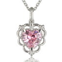 ( Brand Jewelry with me. ) ピンクキュービック ペンダント ネックレス ハート【楽ギフ_包装】【DEAL】 末広 楽天スーパーSALE【今だけ代引手数料無料】