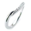 しなやかな大人のブランドジュエリー、フレスコ。今ならラッピング無料◆(Brand Jewelry fresco) Pt ダイヤモンドペアリング【SUEHIRO】