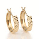 ピアス 18k ゴールド フープ【楽ギフ_包装】 末広 楽天スーパーSALE