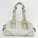 COACH(コーチ) ショルダーバッグ 10048 白 オフホワイト レザー【ブランドバッグ】 【中古】 netshop