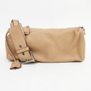 PRADA(プラダ) ショルダーバッグ ベージュ レザー【ブランドバッグ】 【中古】 netshop