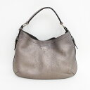 PRADA(プラダ) セミショルダーバッグ シルバー レザー【ブランドバッグ】 【中古】 netshop
