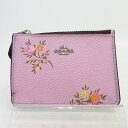 COACH(コーチ) フローラル キーリング付きコインケース 小銭入れ ピンク PVC 【ブランド小物】 【中古】 netshop