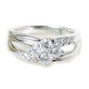 【全品送料無料】【Sweet 10 Diamond リング】★PT900 鑑別書付 天然 0.5ct ダイヤモンドリング★ダイヤ10石デザイン ★プラチナ900★プレゼント用ギフトラッピングにてお届け