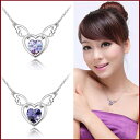 ネックレス ハート スワロフスキー エンジェル SWAROVSKI 天使 羽 あす楽 DM便送料無料 プレゼント レディースアクセサリー 10P03Sep16 彼女 女性 誕生日 ギフト クリスマス 大人 可愛い おしゃれ アクセサリー