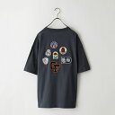 33Degrees サーティースリーディグリーズ 髭ワッペン刺繍Tシャツ TDR-222-046 メンズ トップス 半袖 コットン 刺繍 2022SS M/L 全4色