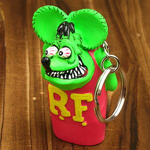 ラットフィンク（RAT FINK）ライターキャップ（キーパー）/蛍光グリーン【KH-RF2-014】