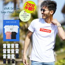 【2枚目半額クーポン6/21(金)16時まで】# Tシャツ メンズ◆マルチロゴパターンTシャツ