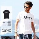 ◆ARMYプリントクルーネックTシャツ◆Tシャツ メンズ お...