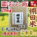 送料無料 お試し 平成28年産 新米 玄米 500