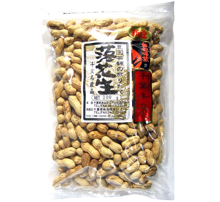 Mrの煎る千葉半立ち落花生700g