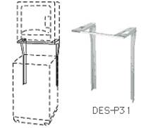 DES-P31-S【税込】 日立 直付スタンド 日立衣類乾燥機専用 [DESP31S]【返品種別A】【送料無料】