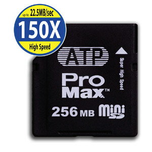 ATP hEhoEϏՌ 150{miniSD[J[h ATP ProMax 256MByōzv}cN... ...