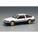 DISM 1/24 COROLLA LEVIN（AE86）前期型（白/黒）【税込】アオシマ AE86レビンシロX [アオシマA...