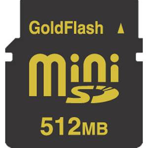 nUebN GoldFlash miniSD[J[h(A_v^Ȃ)@512MByōzHBR-MSD512MWP [HB... ...