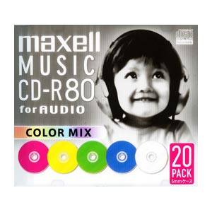 CDRA80MIX.S1P20S【税込】 マクセル 音楽用CD-R80分20枚パック XL-excellent-（エクセル−エクセレント−） [CDRA80MIXS1P20S]【返品種別A】【Joshin webはネット通販1位(アフターサービスランキング)/日経ビジネス誌2012】