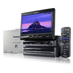 Panasonic 7V型ワイドVGA液晶(インダッシュ)TV/MD/DVD/H...