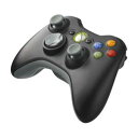 マイクロソフト　Xbox 360 ワイヤレスコントローラー（ブラック）【税込】 B4F-00019ワイヤレスコントローラ [B4F00019ワイヤレスコントロラ]