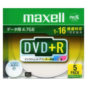 D+R47WPD.S1P5SA【税込】 マクセル データ用16倍速対応DVD+R 5枚パック　4.7GB　ホワイトプリンタブル [DR47WPDS1P5SA]【返品種別A】【RCPmara1207】