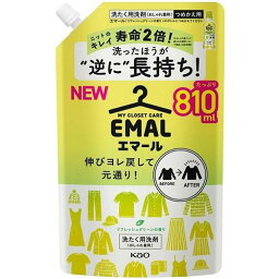 <strong>エマール</strong> リフレッシュグリーンの香り つめかえ用 810ml 花王 エマ-ルRG ツメカエ810ML