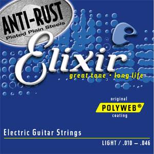 12050(ELIXIR)【税込】 エリクサー エレキギター弦（.010-.046） Elixir　Anti-Rust POLYWEB Light [12050ELIXIR]【返品種別B】