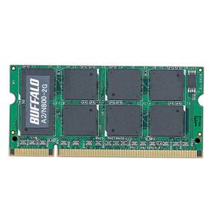 A2/N800-2G【税込】 バッファロー PC2-6400対応（DDR2 SDRAM S.O.DIMM）iMac対応メモリ 2GB [A2N8002G]【返品種別B】【送料無料】【8/16am9:59迄プラチナ3倍ゴールド2倍】【Joshin webはネット通販1位(アフターサービスランキング)/日経ビジネス誌2012】