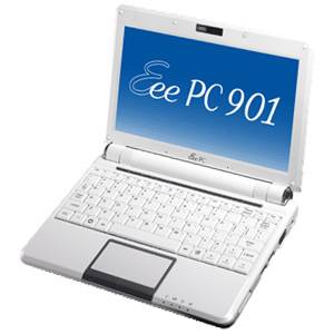 【当店Point2倍】ASUS／ノートパソコン「EeePC901-X」パールホワイト【税込】 EEEPC901-W008X [EEEPC901W008X]／※ポイント2倍は 9/25am9:59迄