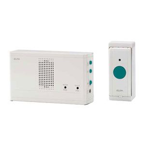 EWS-1001【税込】 ELPA 押ボタン送信器セット 特定小電力ワイヤレスチャイムシリーズ [EWS1001]【返品種別A】