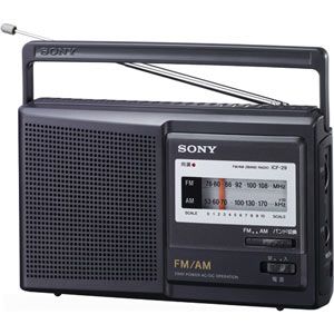 ICF-29-B【税込】 ソニー ワイドFM/AMポータブルラジオ SONY [ICF29B]【返品...:jism:10615580