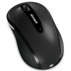D5D-00014【税込】 マイクロソフト 2.4GHzワイヤレスBluetrackマウス（ストーン ブラック） Microsoft Wireless Mobile Mouse 4000 [ワイヤレスMOBILEマウス4000BK]【返品種別A】