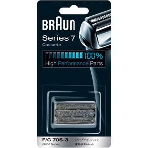 F/C70S-3コンビパツク ブラウン 交換用替刃（網刃+内刃一体型カセット） BRAUN [FC70S3コンビパツク]★7/16am9:59迄★ポイント2倍／Facebookいいね+エントリーでP5倍★